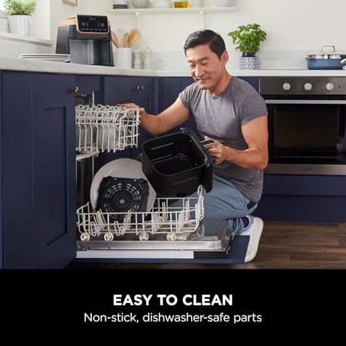 Ninja Air Fryer MAX PRO, 6.2L, Uses No Oil, Large Square Single Drawer, Roast, Bake, Air Fry