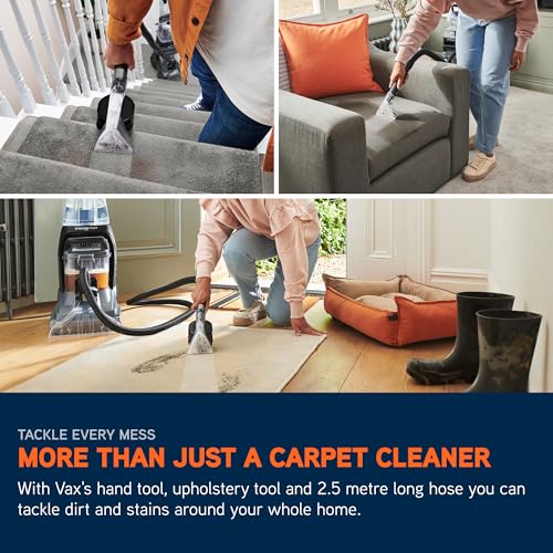 Vax SpinScrub Power Plus Carpet Cleaner Machine, Rug, Upholstery, Car, Stair Upright Shampooer Washer