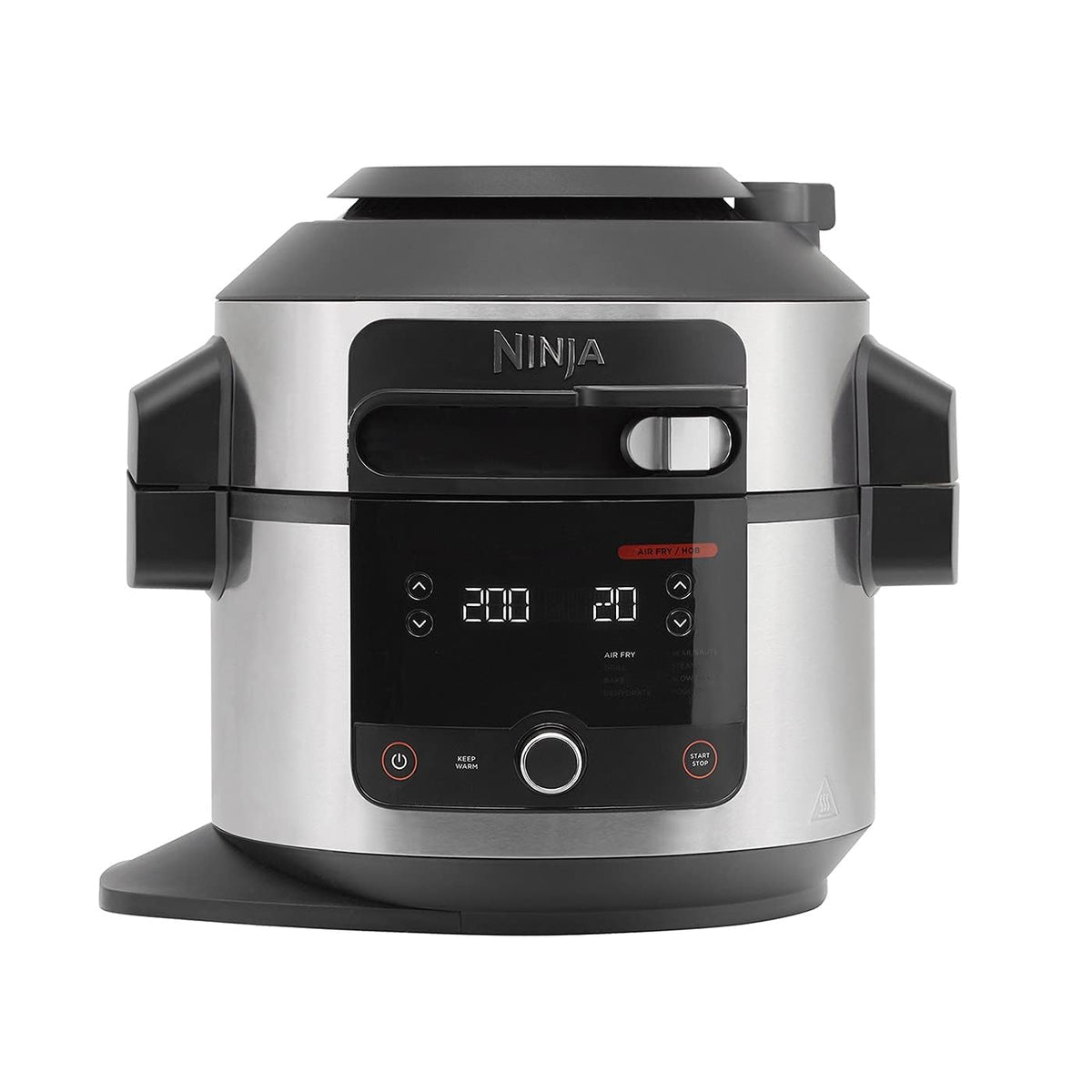 Ninja Foodi 11-in-1 SmartLid Multi-Cooker, 6L, Electric Pressure Cooker & Air Fryer, Layer Mains & Sides with Reversible Rack