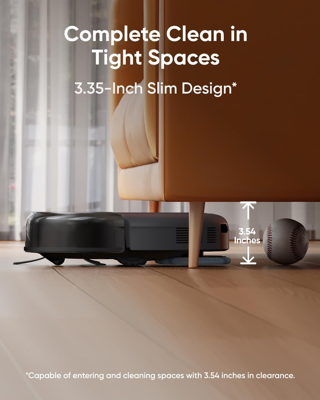eufy Omni C20, Robot Vacuum Cleaner with Mop, All-in-One Station,7,000 Pa Powerful Suction, Ultra-Slim
