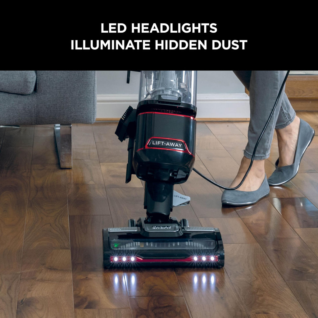 Shark Corded Upright Vacuum Cleaner 1.1L with Lift-Away Technology, Pet Model, LED Headlights