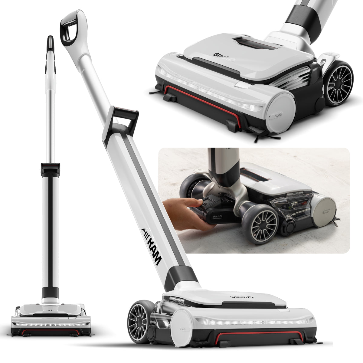 Gtech AirRAM 3 Plus Dual Edge-Clean Cordless Vacuum – with Voice Assist